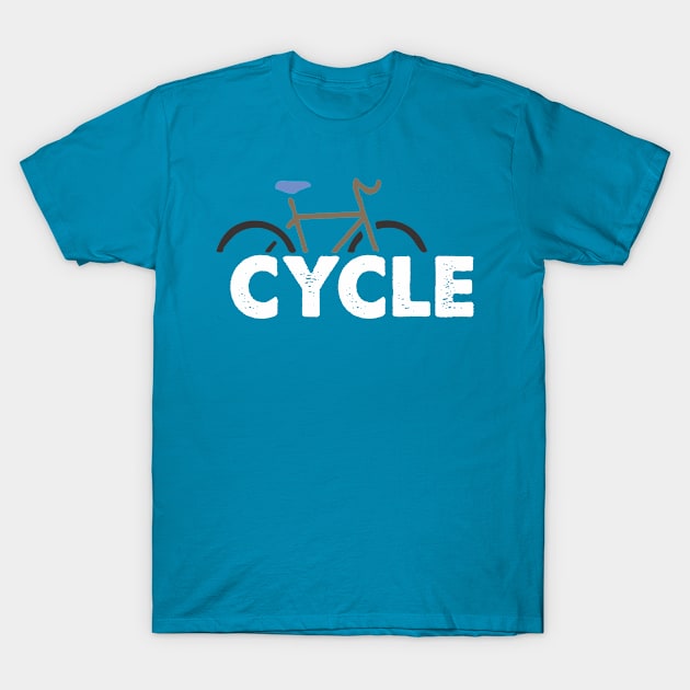 cycle T-Shirt by CreativeIkbar Prints